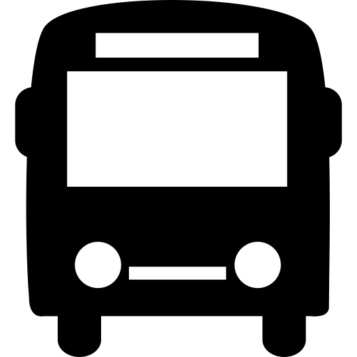 mikroautobuso logotipas, ikonele